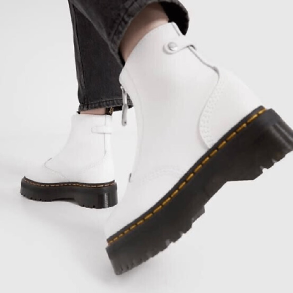 DR MARTENS Leather Jetta Booties - Picture 16 of 17